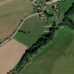 Satellite imagery of [Hoštice u Volyně] church sanctus t., CZ
