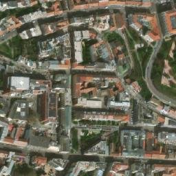 Satellite imagery of [Brno] st. Peter & st. Paul cathedral t., CZ