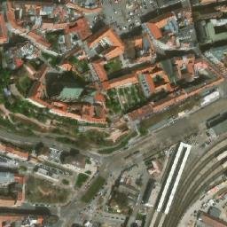 Satellite imagery of [Brno] st. Peter & st. Paul cathedral t., CZ