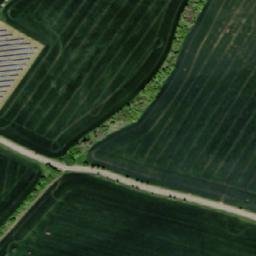 Satellite imagery of [Chvalkovice] church t., CZ