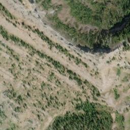 Satellite imagery of Trachyte Ridge, CA