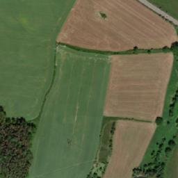 Satellite imagery of [Skočice] church t., CZ