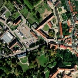 Satellite imagery of [Telč] St.Jacob's church t., CZ