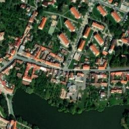 Satellite imagery of [Telč] St.Jacob's church t., CZ