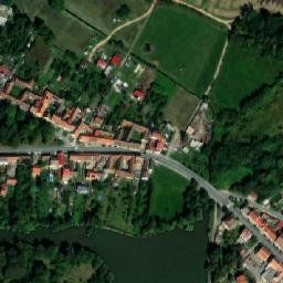 Satellite imagery of [Telč] holy spirit church & outlook t., CZ
