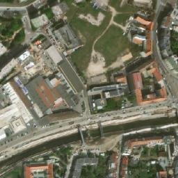 Satellite imagery of Teplárny [Brno-Staré Brno] heat plant chimney, CZ