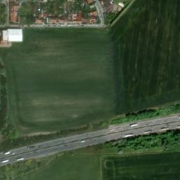 Satellite imagery of [Podolí u Brna] church t., CZ