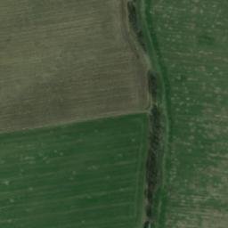 Satellite imagery of [Roštín] cemetery church t., CZ