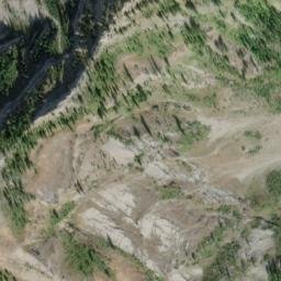 Satellite imagery of Trachyte Ridge, CA