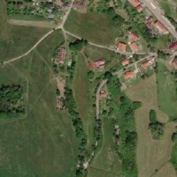 Satellite imagery of [Skočice] church t., CZ