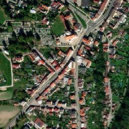 Satellite imagery of [Veselí nad Lužnicí] church t., CZ