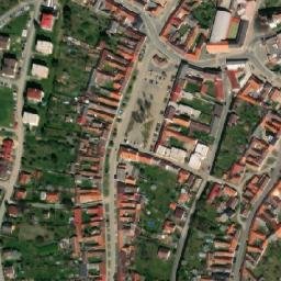 Satellite imagery of [Kardašova Řečice] church t., CZ