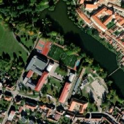 Satellite imagery of [Telč] St.Jacob's church t., CZ