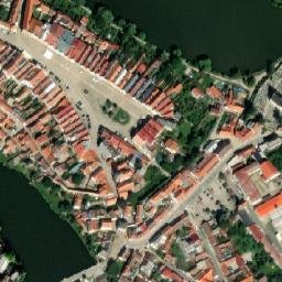 Satellite imagery of [Telč] St.Jacob's church t., CZ