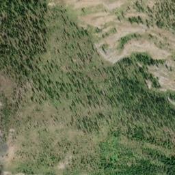 Satellite imagery of Trachyte Ridge, CA