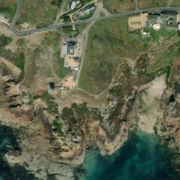 Satellite imagery of Jument Rock, JE