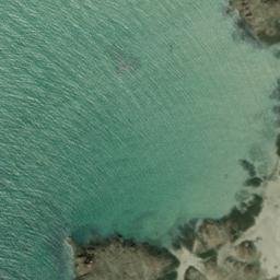 Satellite imagery of Crow Rock, JE