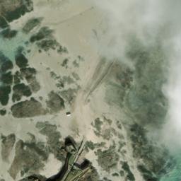 Satellite imagery of Crow Rock, JE