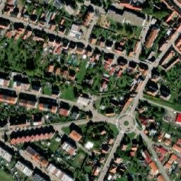 Satellite imagery of [Telč] St.Jacob's church t., CZ