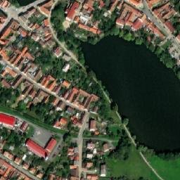 Satellite imagery of [Telč] St.Jacob's church t., CZ