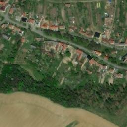 Satellite imagery of [Nemochovice] church t., CZ