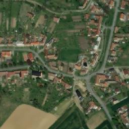 Satellite imagery of [Nemochovice] church t., CZ