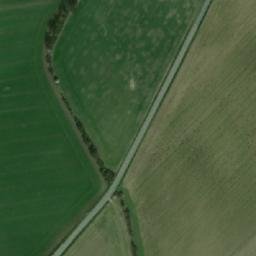 Satellite imagery of [Roštín] cemetery church t., CZ