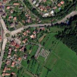 Satellite imagery of [Horní Lideč] church t., CZ