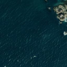 Satellite imagery of Jument Rock, JE