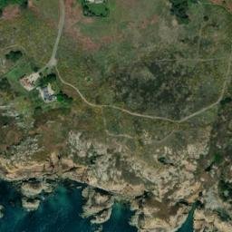 Satellite imagery of Point La Moye, JE