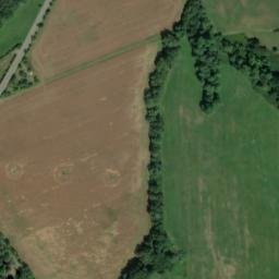 Satellite imagery of [Strašín u Sušice] church t., CZ