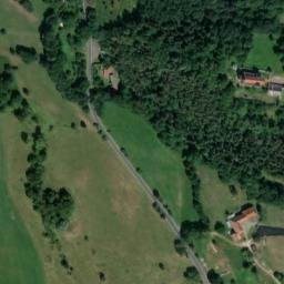 Satellite imagery of [Strašín u Sušice] church t., CZ