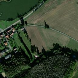 Satellite imagery of [Mrákotín - Dobrá Voda] church sanctus t., CZ