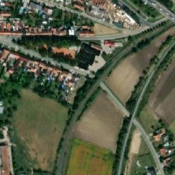 Satellite imagery of [Holubice] church t., CZ