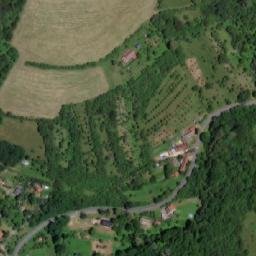 Satellite imagery of [Halenkovice] church t., CZ