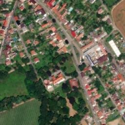Satellite imagery of [Pohořelice u Napajedel] church t., CZ