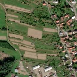 Satellite imagery of [Lačnov] church t., CZ