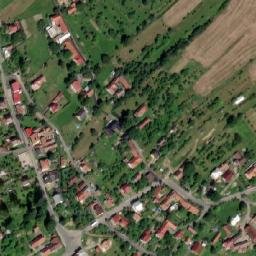 Satellite imagery of [Lačnov] church t., CZ