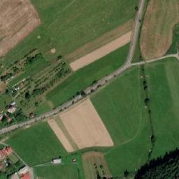 Satellite imagery of [Lačnov] church t., CZ