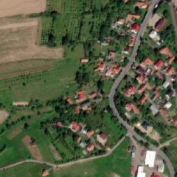 Satellite imagery of [Horní Lideč] church t., CZ