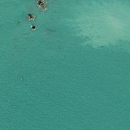 Satellite imagery of Crabière Rock, JE