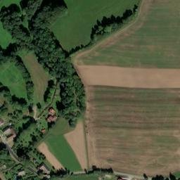 Satellite imagery of [Čestice] church t., CZ