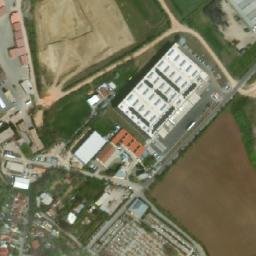 Satellite imagery of [Šlapanice u Brna] church t., CZ