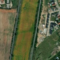 Satellite imagery of [Holubice] church t., CZ