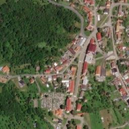 Satellite imagery of [Halenkovice] church t., CZ