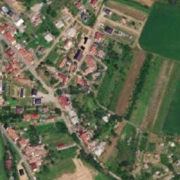 Satellite imagery of sv.Jilji [Pohořelice u Napajedel] church t., CZ