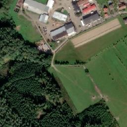 Satellite imagery of [Lačnov] church t., CZ