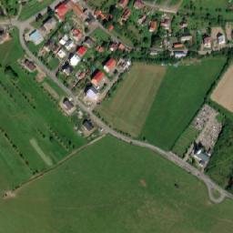 Satellite imagery of [Lačnov] church t., CZ