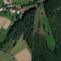 Satellite imagery of [Lačnov] church t., CZ