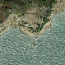 Satellite imagery of Point Le Fret, JE